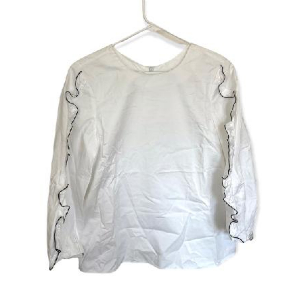 Tibi white blouse